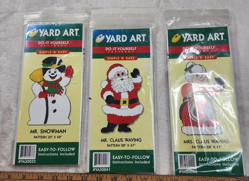 Yard art christmas patterns - yard,