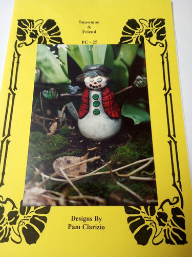 Snowman friend craft pattern - snowman,